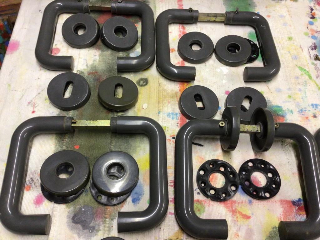 Lot de 5 poignées de portes, Enlèvement, Utilisé