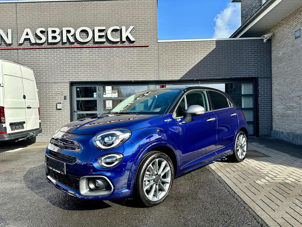 Fiat 500X 500X 1.5 Hybrid Sport Automaat ! FULL OPTION !, Auto's, Gebruikt, 4 cilinders, Blauw, 500X
