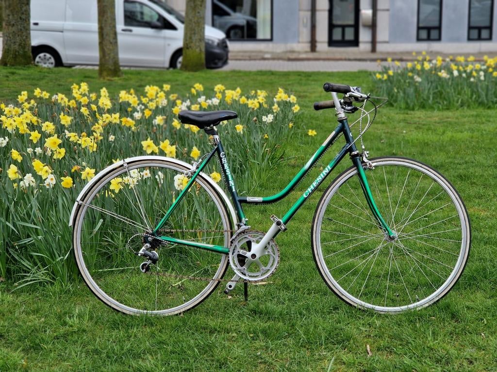 Vintage koersfiets Chesini dames, Enlèvement, Utilisé, 15 à 20 vitesses, Autres marques