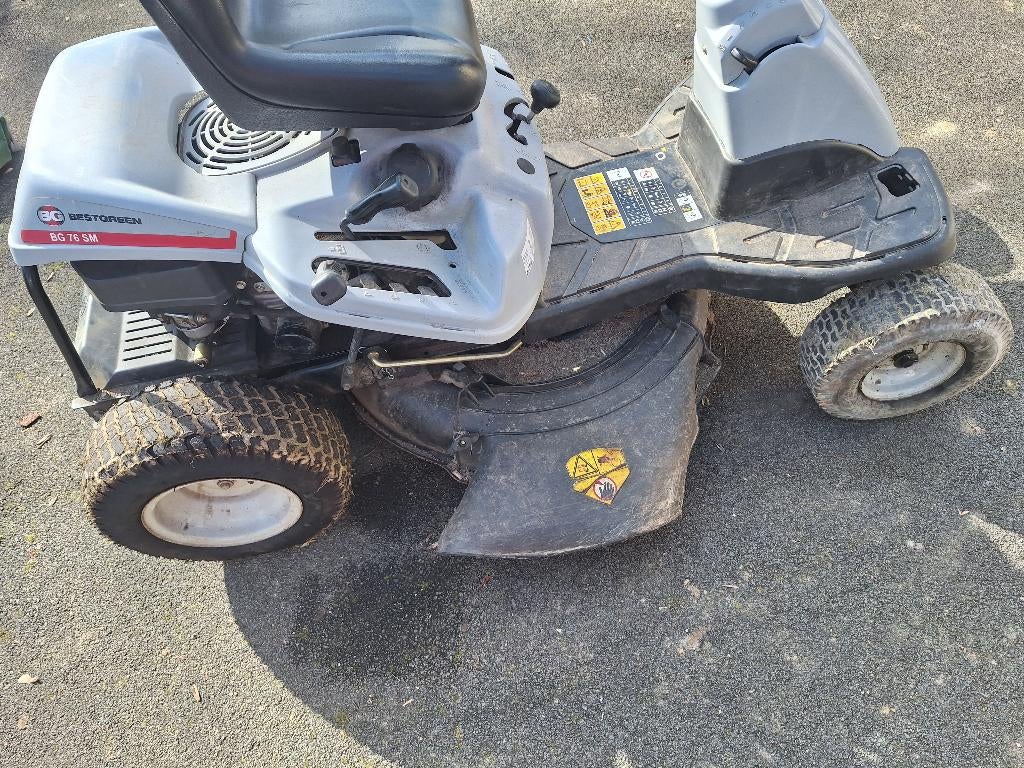 tracteur tondeuse Bestgreen avec bac de ramassage neuf, Enlèvement, Bac de ramassage