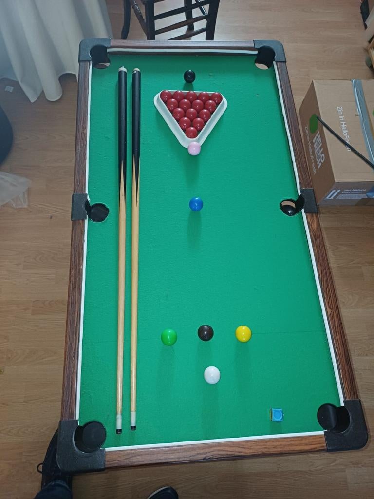 Kinder snookertafel, Sport en Fitness, Biljarten en Poolen, Ophalen, Snookertafel