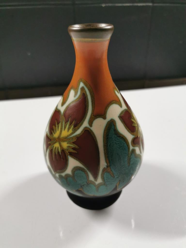 Gouda vaasje. Plateel, Antiek en Kunst, Ophalen of Verzenden