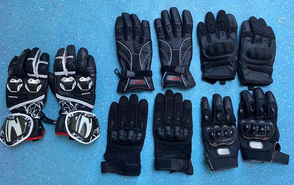 Gants de moto, Enlèvement