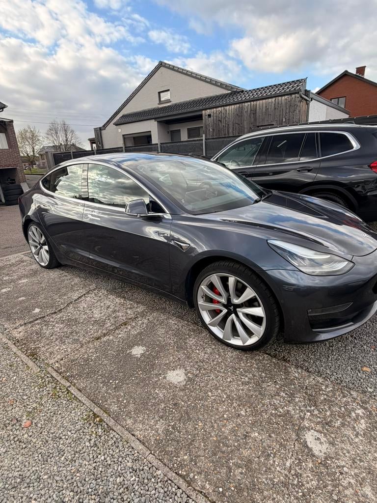 Tesla model 3 dual motor performance, Auto's, Tesla, Automaat, Leder, Elektrisch, Particulier