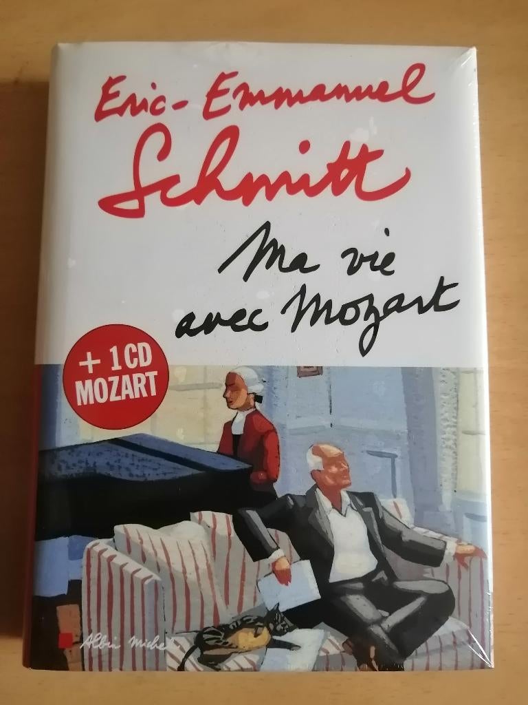 Ma vie avec Mozart de Éric-Emmanuel Schmitt + 1 CD de Mozart, Boeken, Essays, Columns en Interviews, Ophalen of Verzenden, Nieuw