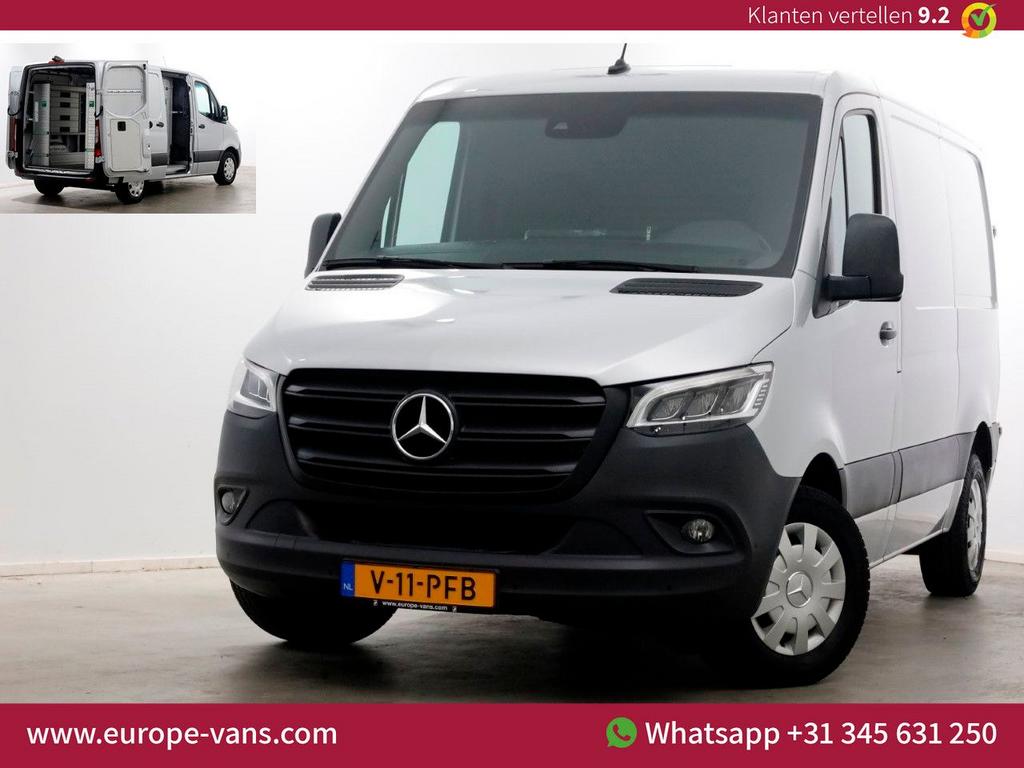 Mercedes-Benz Sprinter 314 CDI 143pk 9G Automaat L1H1 LED/AC, Autos, Argent ou Gris, Achat, Entreprise, Carnet d'entretien