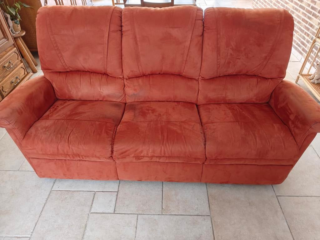 Zetels (driezit + 2 relaxzetels) GRATIS, Huis en Inrichting, Zetels | Zetels, Ophalen