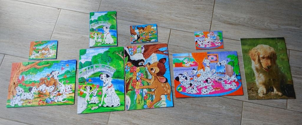 Lot de 6 puzzle DISNEY, Enlèvement