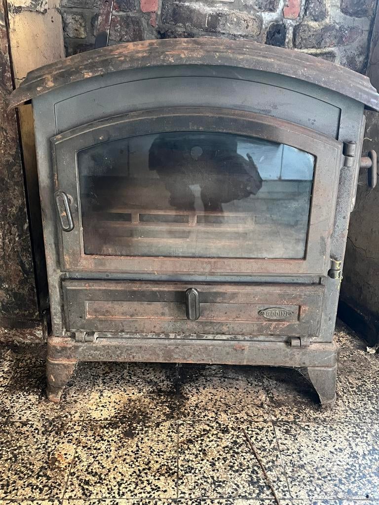 Poel de marque godin charbon,bois, Enlèvement, Comme neuf, Bois