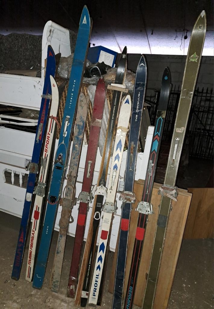 Ski's oude Ski's decoratie, Antiek en Kunst, Ophalen