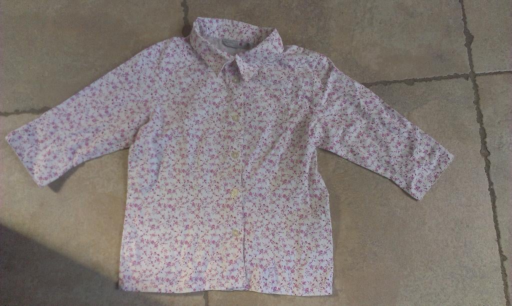 Roze bloemetjes bloes mt 128 (zie foto's), Enfants & Bébés, Vêtements enfant | Taille 128, Enlèvement ou Envoi, H&M, Chemise ou Chemisier
