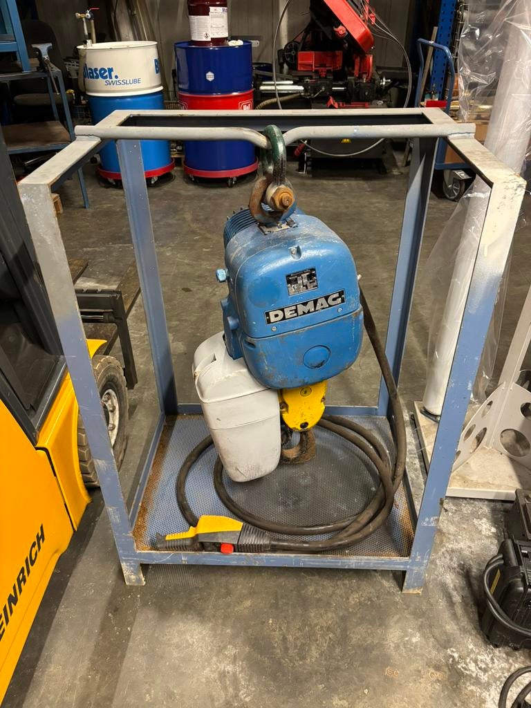 Demag kettingtakel 2000kg 2ton chain hoist rolbrug kraan arm, Doe-het-zelf en Bouw, Ophalen