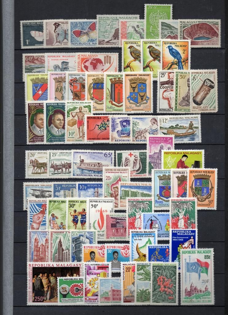 Madagascar  zeer mooie verzameling  MNH X, Verzenden