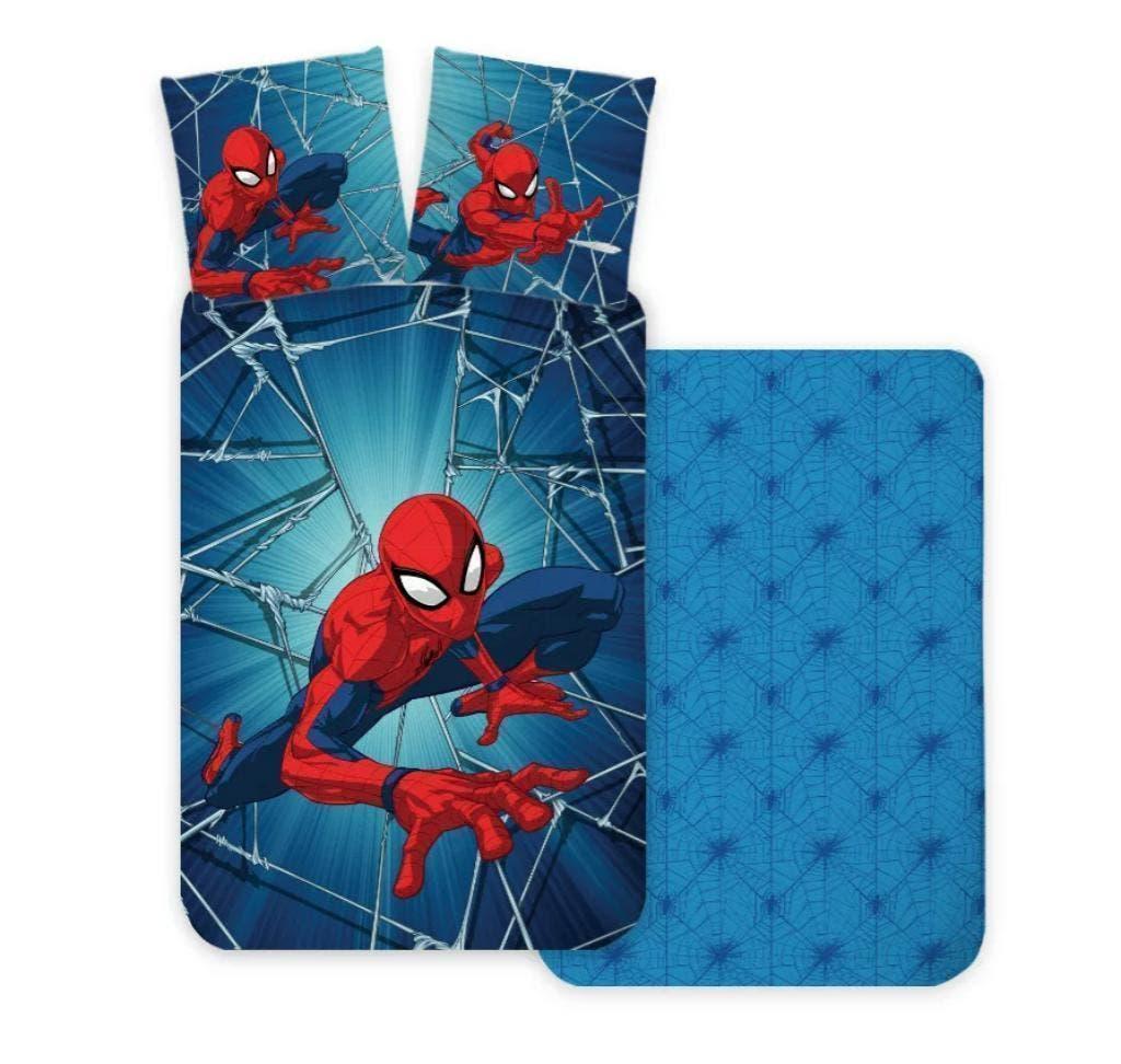 Spiderman Baby / Peuter Dekbedovertrek 100 x 140 - Marvel, Kinderen en Baby's, Blauw, Dekbedovertrek, Nieuw, Ophalen of Verzenden