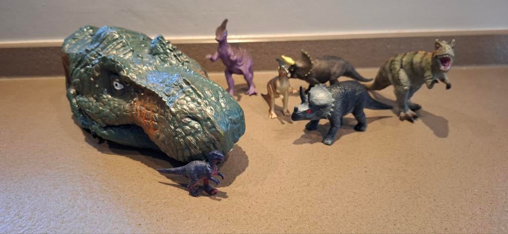 Dinosaurussen, handpop en 6 andere alles € 15, Kinderen en Baby's, Speelgoed | Actiefiguren, Ophalen of Verzenden