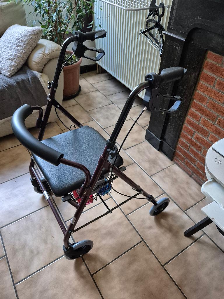 Looprek of rollator of gimmick, Ophalen