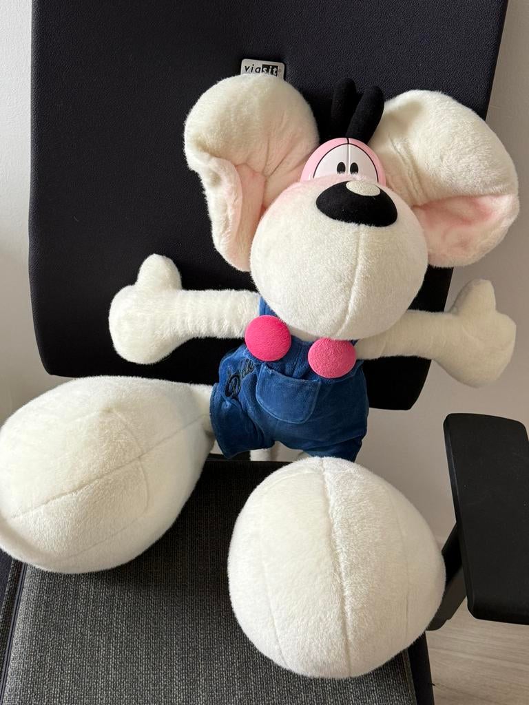 Diddl - zeer grote knuffel - 80 cm, Collections, Diddl, Enlèvement ou Envoi, Diddl, Comme neuf, Peluche