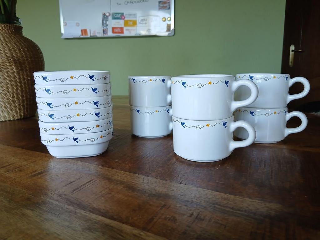 Sabena servies Magritte, Ophalen