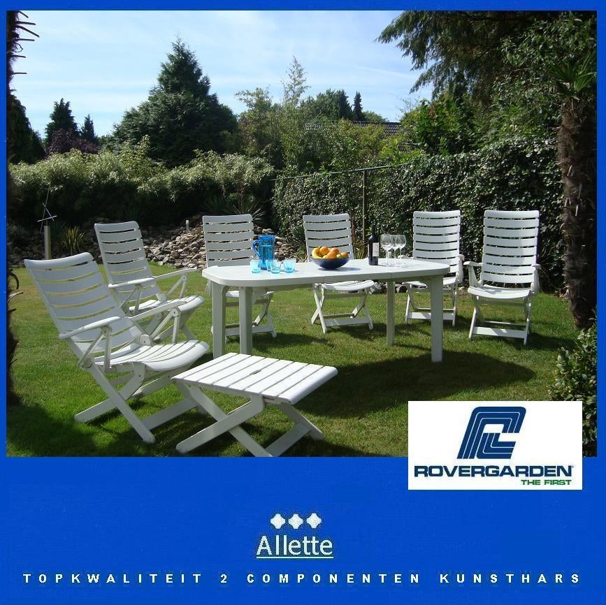 ROVERGARDEN tuinstoelen vergel. Kettler Tiffany Allibert, Salons de jardin, Comme neuf, Synthétique, Enlèvement