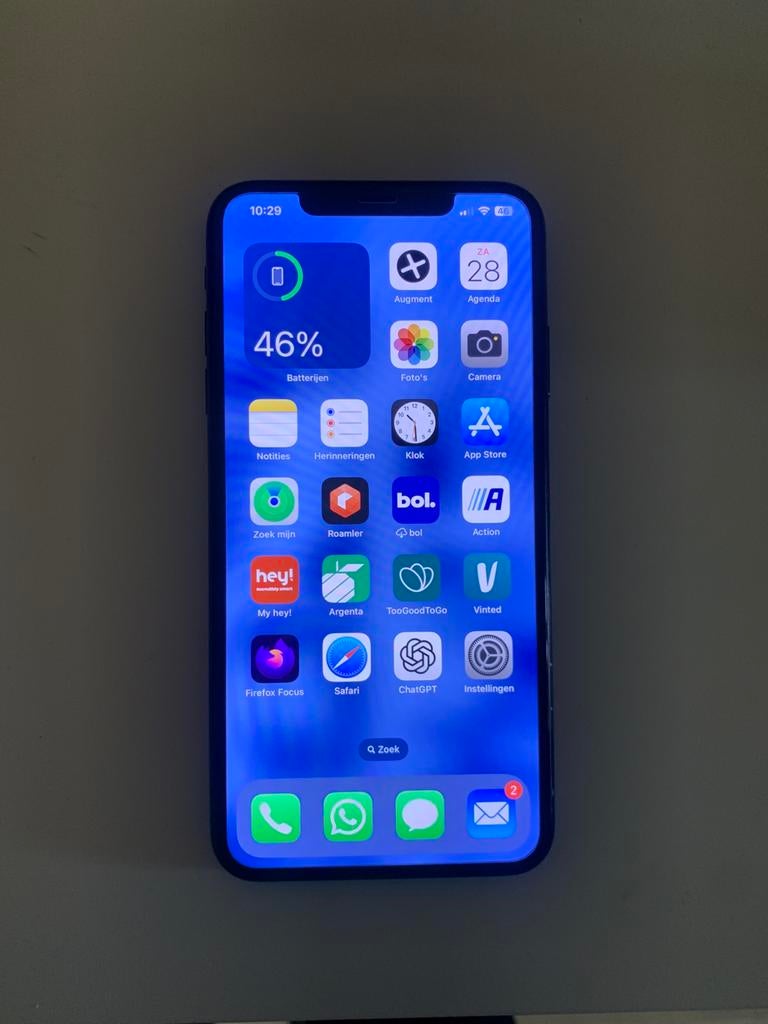 IPhone XS max in nieuw staat 100% batterij + battery case, Telecommunicatie, Mobiele telefoons | Apple iPhone, Ophalen of Verzenden