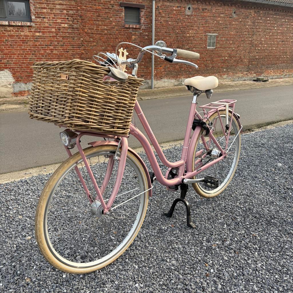 Prachtige roze damesfiets - Frappe FCL 400, Accès (extra) bas, Autres marques, 53 à 56 cm, Comme neuf