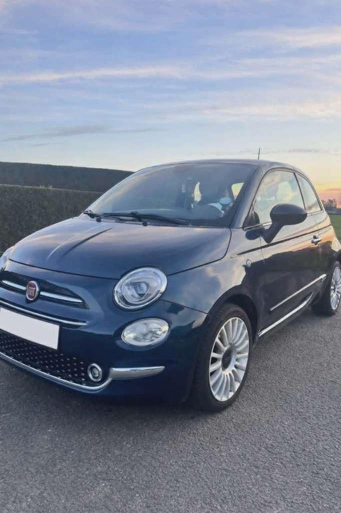 Fiat 500 Semi-Automatique 84 000km – 2017 – Essence, Auto's, Fiat, 4 zetels, Stof, Blauw, Bedrijf