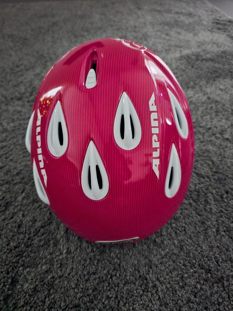 Skihelm Alpina roze, 57-61 cm, Enlèvement, Porté
