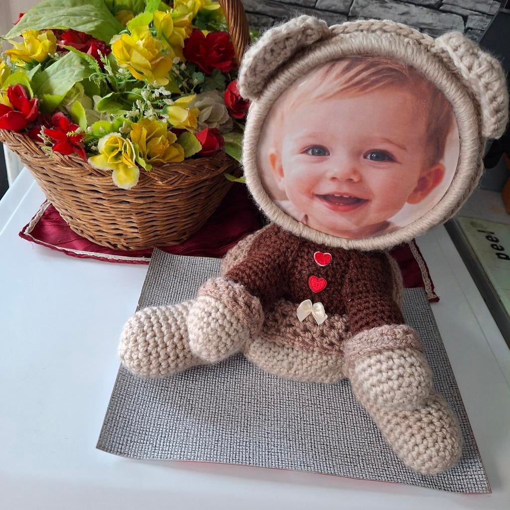 Foto houder in popjes vorm 29cm groot, Verzamelen, Poppen, Ophalen of Verzenden, Nieuw, Overige typen