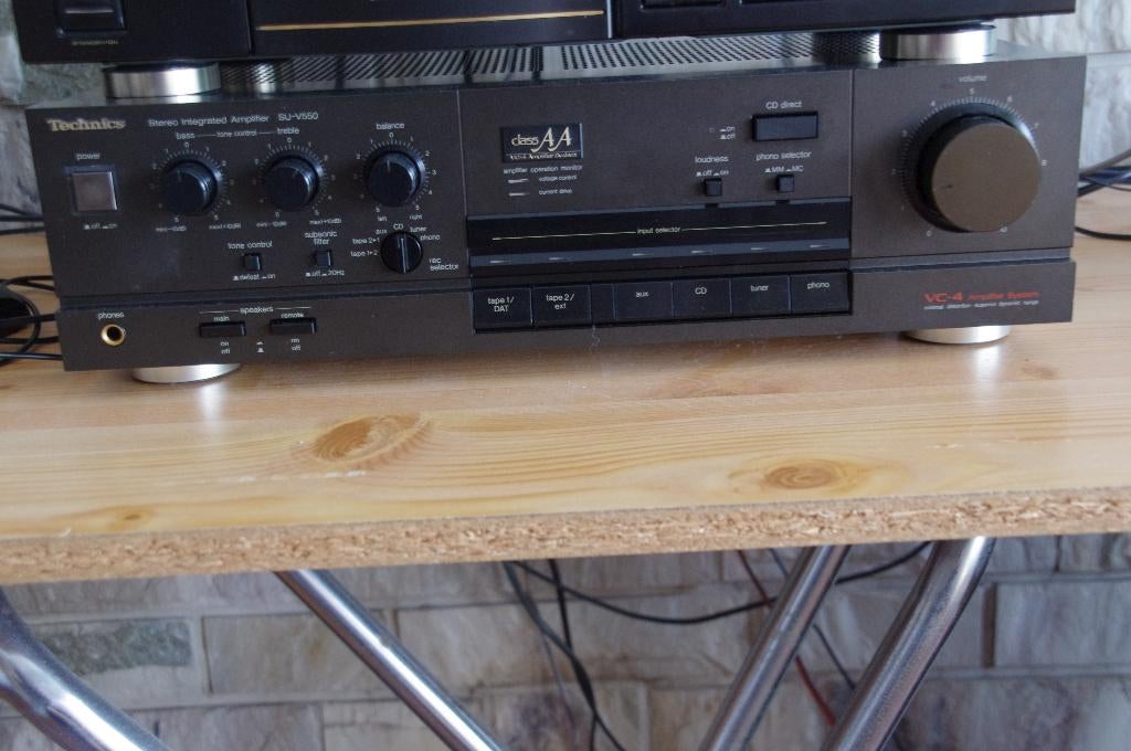 Versterker Technics SU V550, Audio, Tv en Foto, Versterkers en Ontvangers, Ophalen, Zo goed als nieuw, Stereo