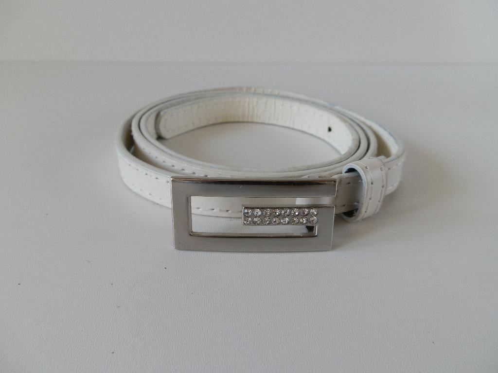 Gucci riem. Wit., Minder dan 3 cm, 100 cm of meer, Tailleriem, Ophalen of Verzenden