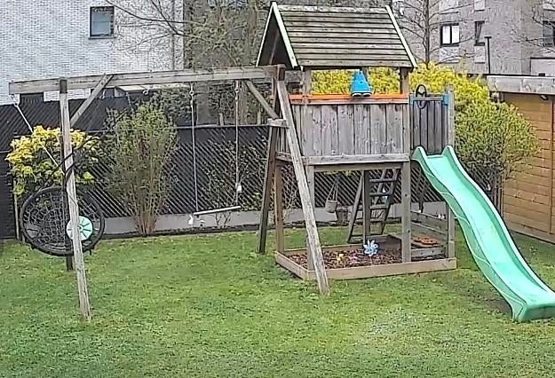 Speeltuig Dinowood, Kinderen en Baby's, Speelgoed | Buiten | Speeltoestellen, Ophalen, Schommel