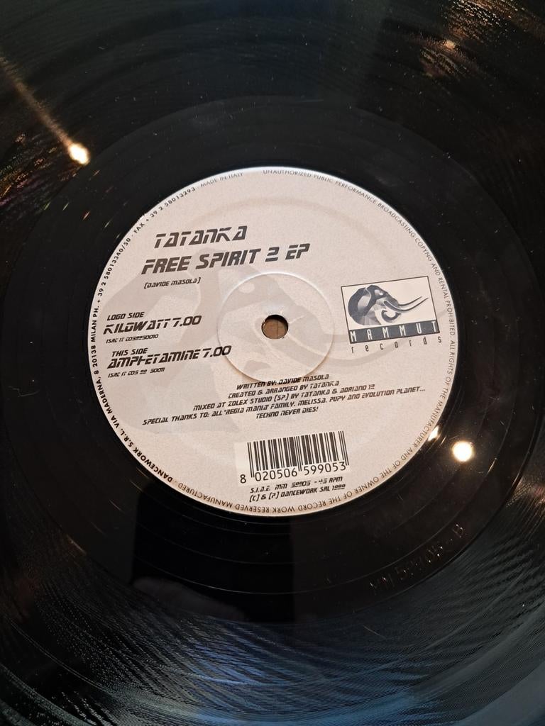 12inch Tatanka, Cd's en Dvd's, Vinyl | Dance en House, Ophalen of Verzenden, Gebruikt, 12 inch, Techno of Trance