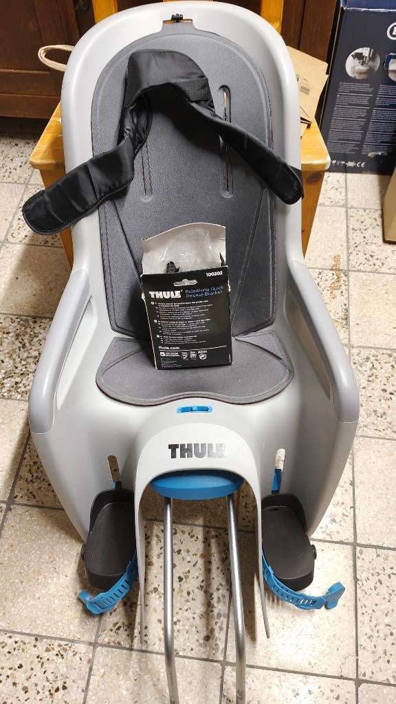Fietsstoel Thule, Fietsen en Brommers, Fietsaccessoires | Fietsstoeltjes, Ophalen, Achterzitje, Voetsteuntjes, 9 t/m 18 kg