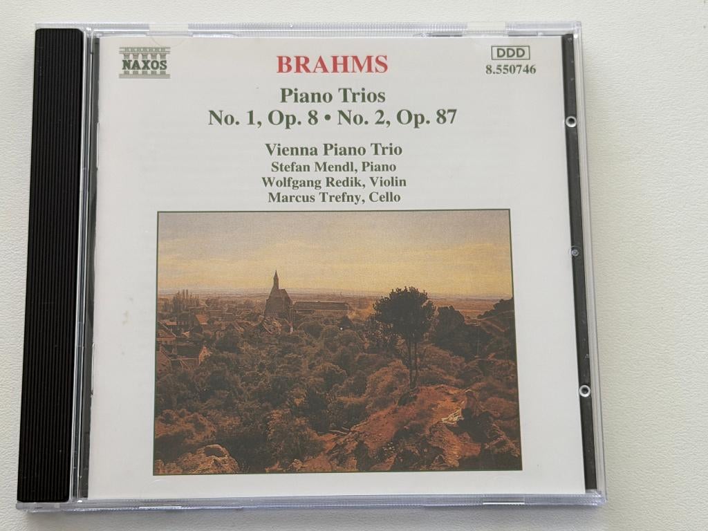 Brahms – Piano Trios No. 1, Op. 8 · No. 2, Op. 87, Ophalen of Verzenden, Gebruikt