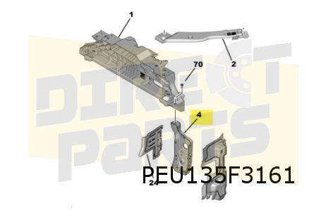 Citroen Berlingo (1/19-) (K9) Citroen C4 Picasso (7/13 - 6/1, -, Nieuw, Bumper, -