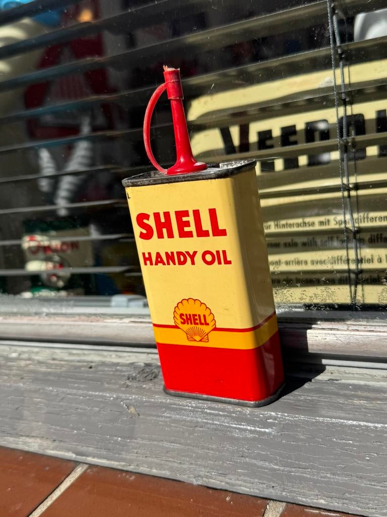 Mini-bidon d'huile SHELL Handy Oil, Collections, Marques & Objets publicitaires, Enlèvement ou Envoi, Utilisé, Autres types
