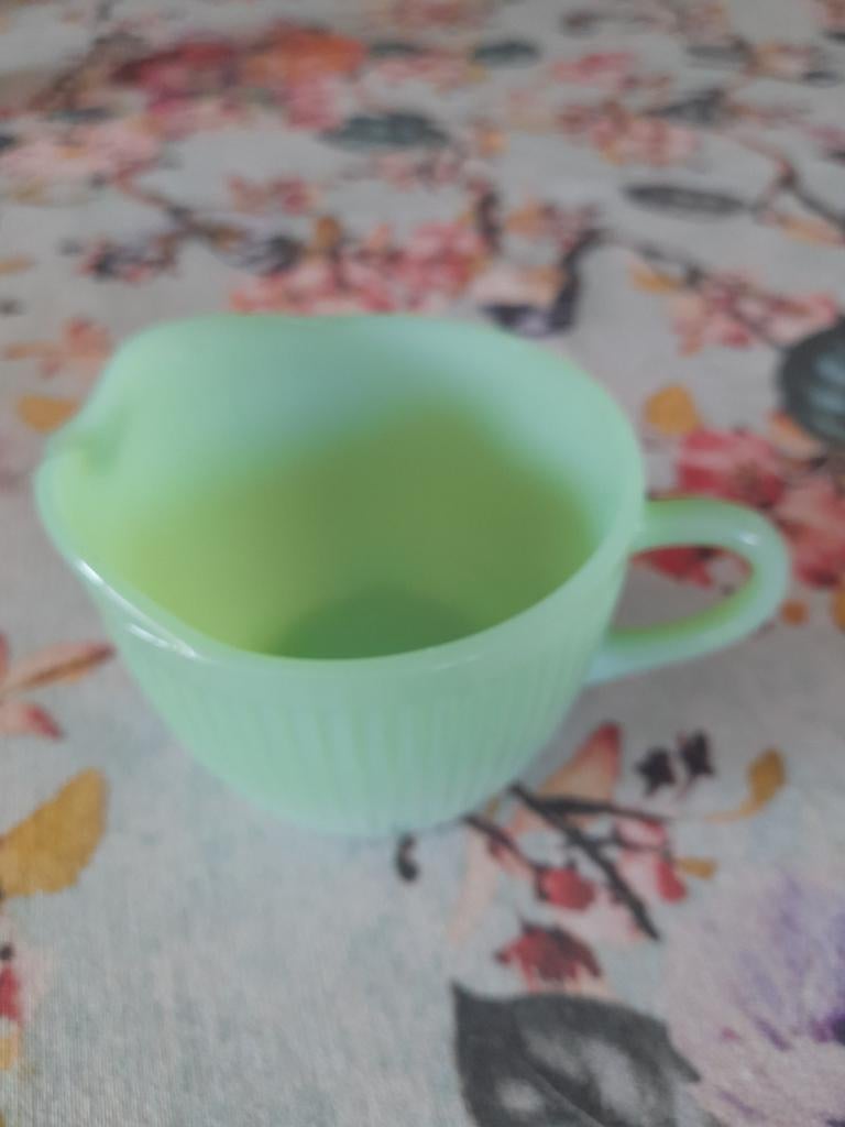 Pot à lait vert pastel Fire King Oven Ware USA, Enlèvement ou Envoi