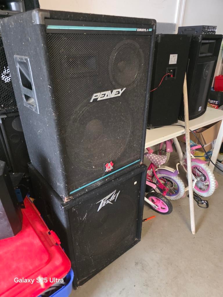 2 zeer groot luidspreker incl statie, Muziek en Instrumenten, Versterkers | Keyboard, Monitor en PA, Ophalen of Verzenden