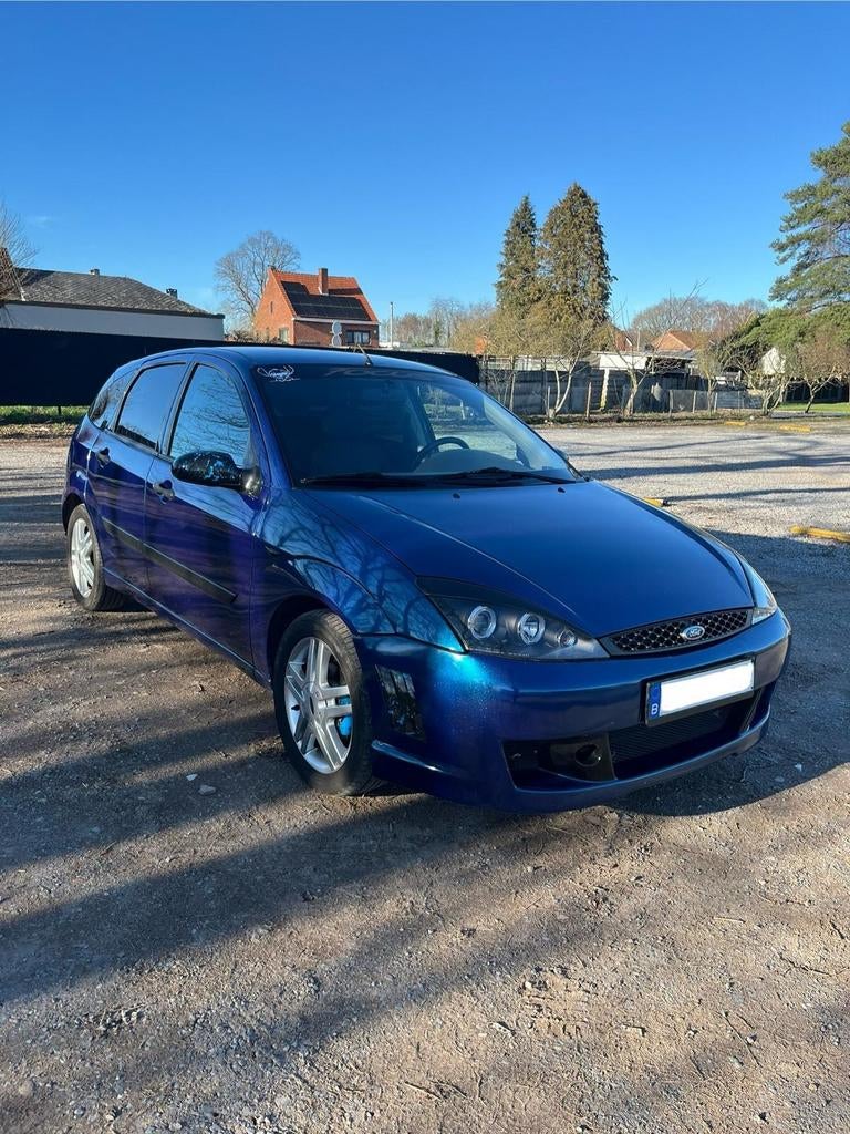 Ford Fiesta 1.8 Diesel* 2003* Weinig KM**, Auto's, Focus, Stof, Zwart, Blauw