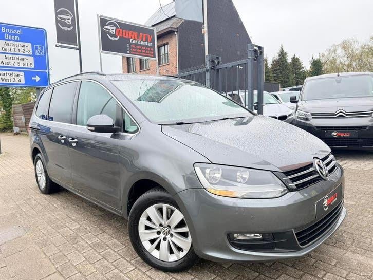 Volkswagen Sharan 2015 7zitpl 2.0tdi 175dkm Navi Pdc 1st eig, Auto's, Volkswagen, Voorwielaandrijving, Lederen bekleding, 4 cilinders