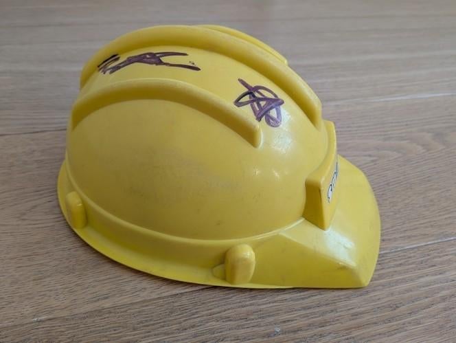 déguisement / accessoires - casque de travailleur Smoby, Enlèvement, Utilisé