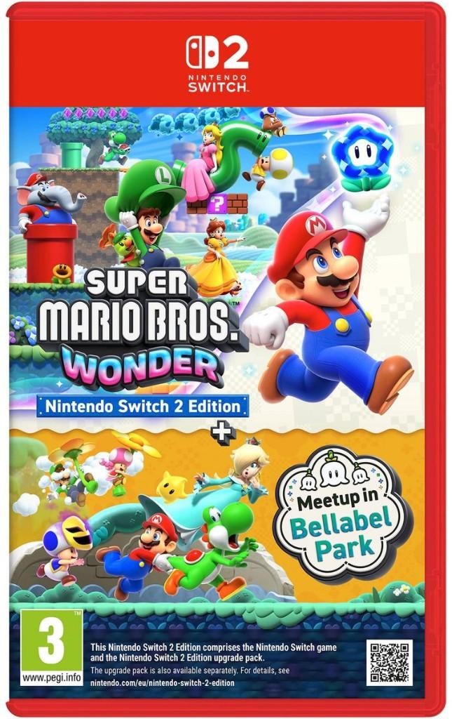 Super Mario Wonder Switch 2 Editie + Bellabelpark, Games en Spelcomputers, Verzenden, Nieuw