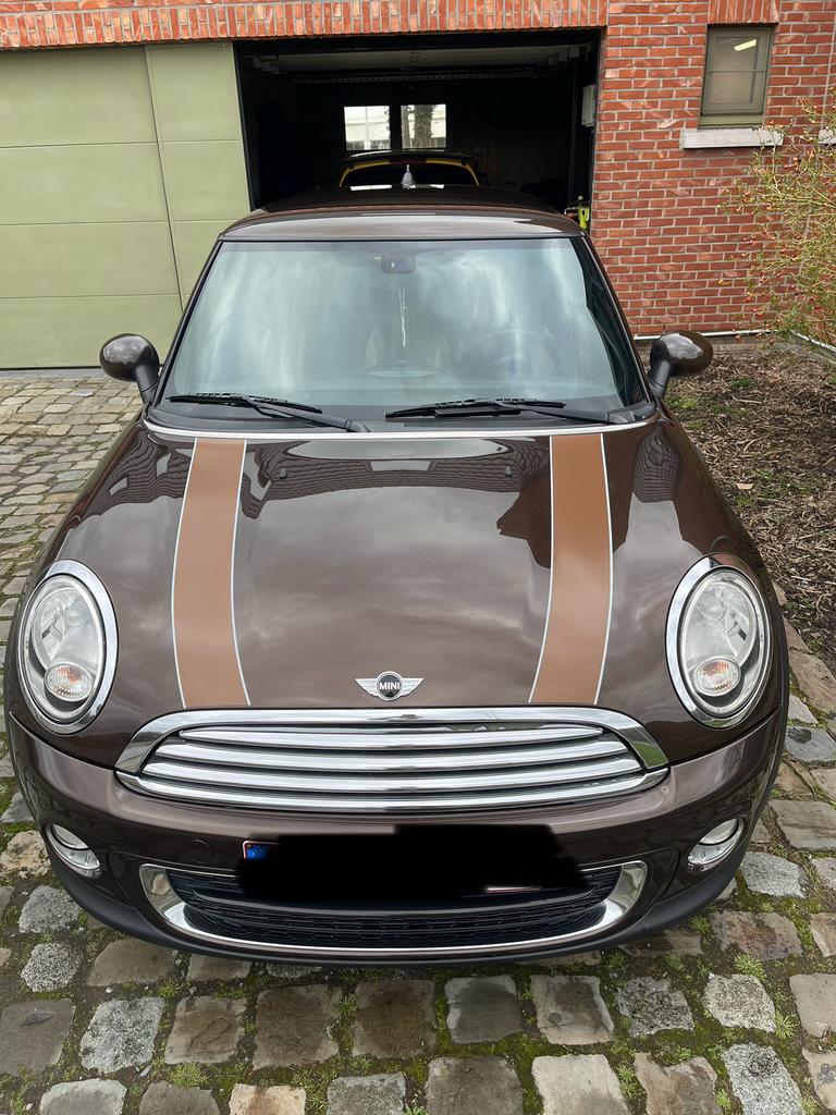 Mini Cooper R56 (export), Auto's, Mini, Euro 5, Bruin, Leder en Stof, Bruin