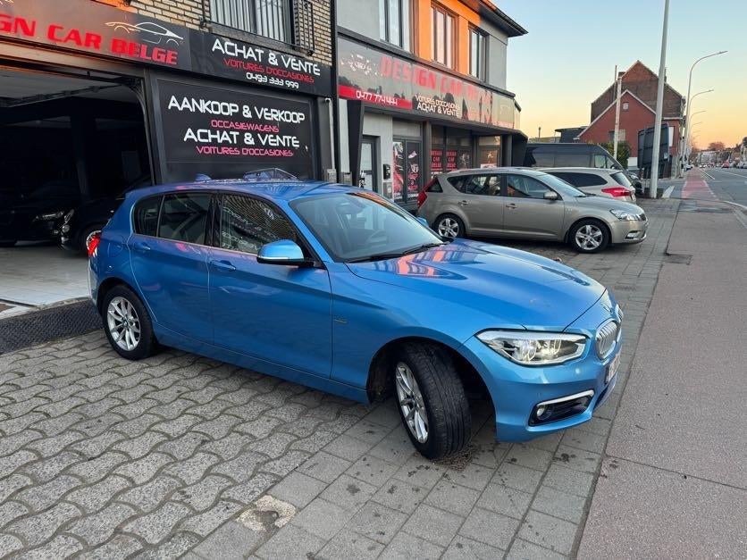 BMW 116D Urban Led-verlichting Navigatie Winterwielset, Auto's, 1 Reeks, Euro 6, Blauw, Bedrijf
