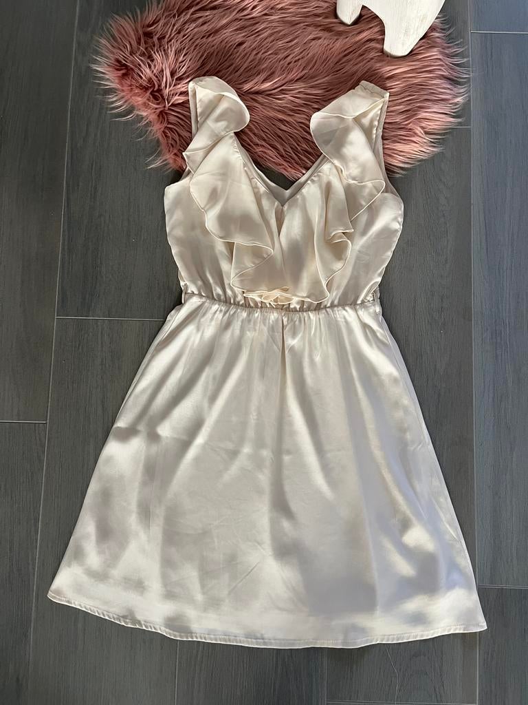 Lichtroze jurkje H&M, Kleding | Dames, Ophalen of Verzenden, Zo goed als nieuw, Maat 34 (XS) of kleiner