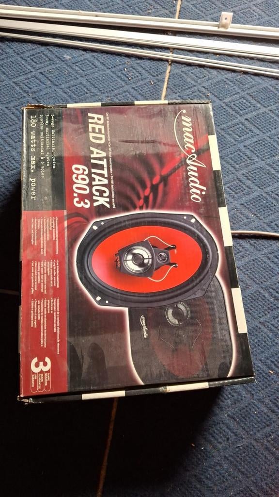 Complete set autospeakers met versterker, Auto diversen, Autospeakers, Ophalen