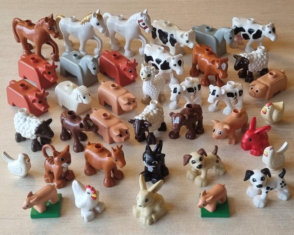 Lot 38 DUPLO Boerderij Dieren Lego Duplo Animaux Farm Ferme, Enfants & Bébés, Jouets | Duplo & Lego, Enlèvement ou Envoi, Duplo