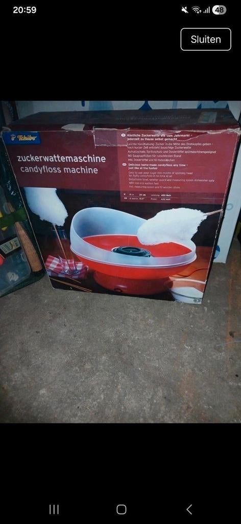 Appareil à barbe à papa, Enlèvement ou Envoi, Neuf