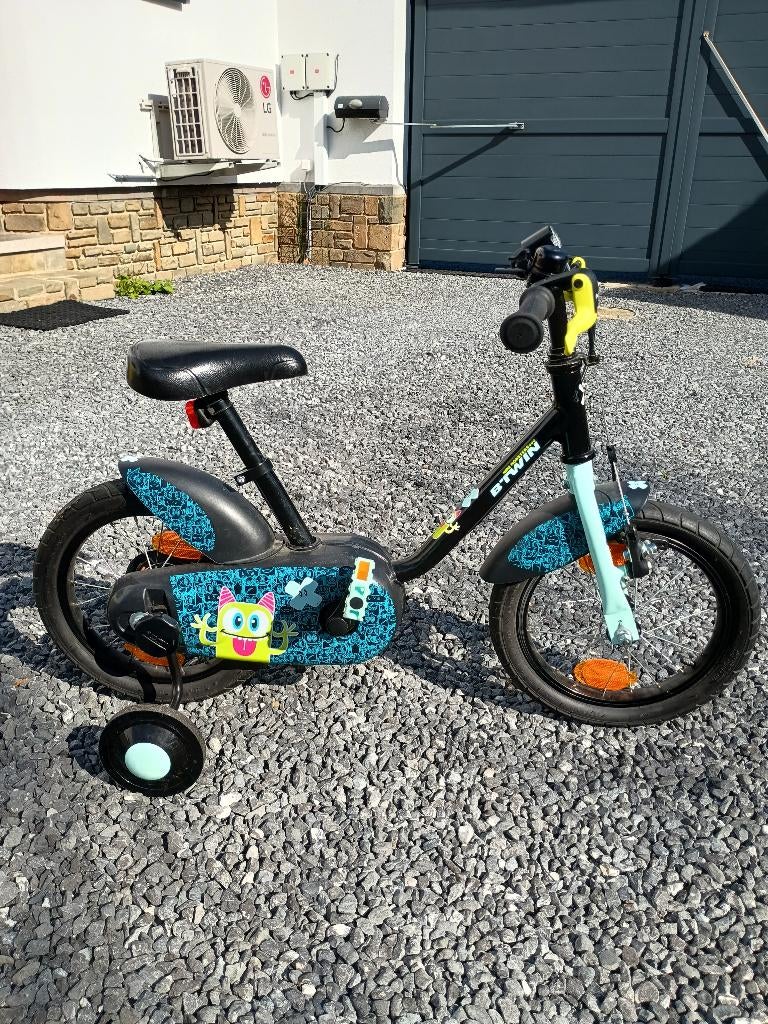 Vélo 14 pouces, B-Twin Decathlon, Stabilisateurs, Comme neuf, Enlèvement
