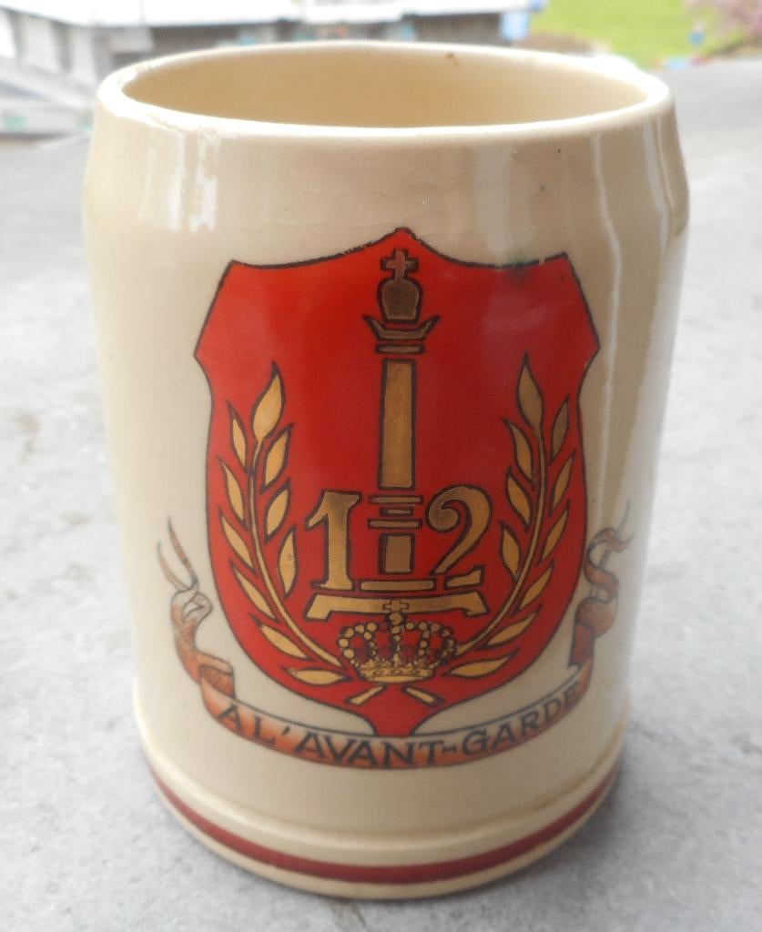 ABL / 12EME REGIMENT DE LIGNE - CHOPE COMMEMORATIVE, Verzamelen, Militaria | Algemeen, Verzenden, Landmacht, Kunstobject